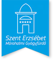 A képen a „Szent Erzsébet Mórahalmi Gyógyfürdő” logója látható.