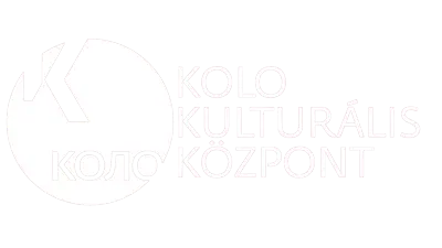 Kolo Centar Mórahalom – Kolo Kulturális Központ fehér logója.